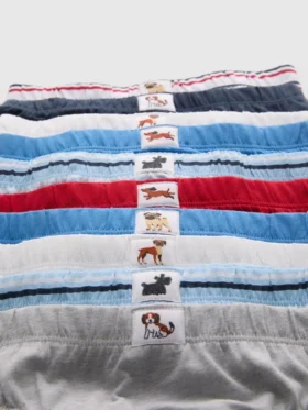 1,5-14 años | Paquete de 10 calzoncillos con estampado de perritos