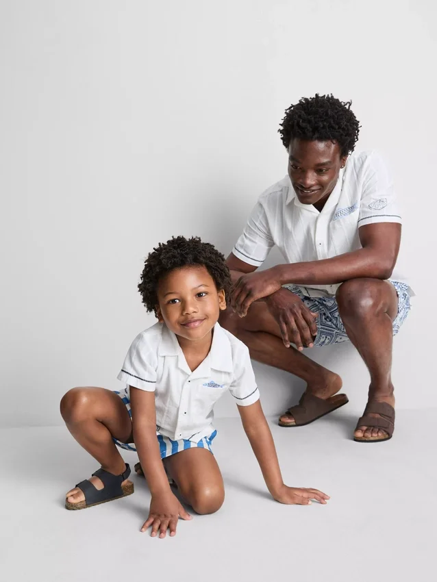 1,5-7 años | Camisa con pez bordado
