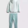 1,5-7 años | Conjunto de chamarra deportiva y pantalones de chándal con forro