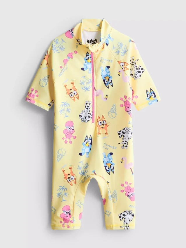 1,5-7 años | Traje de baño azul con cremallera
