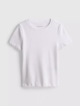 1,5-8 años | Camisa con ribete acanalado
