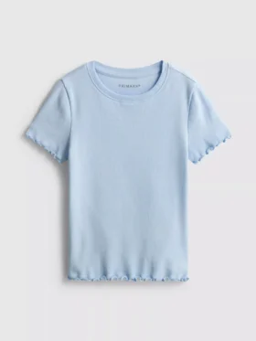 1,5-8 años | Camisa con ribete acanalado