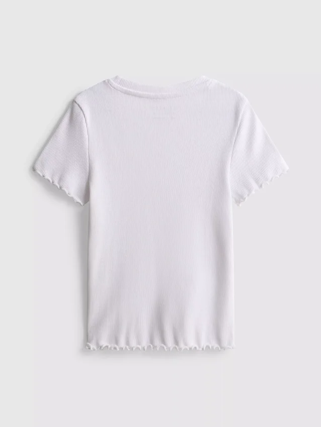 1,5-8 años | Camisa con ribete acanalado