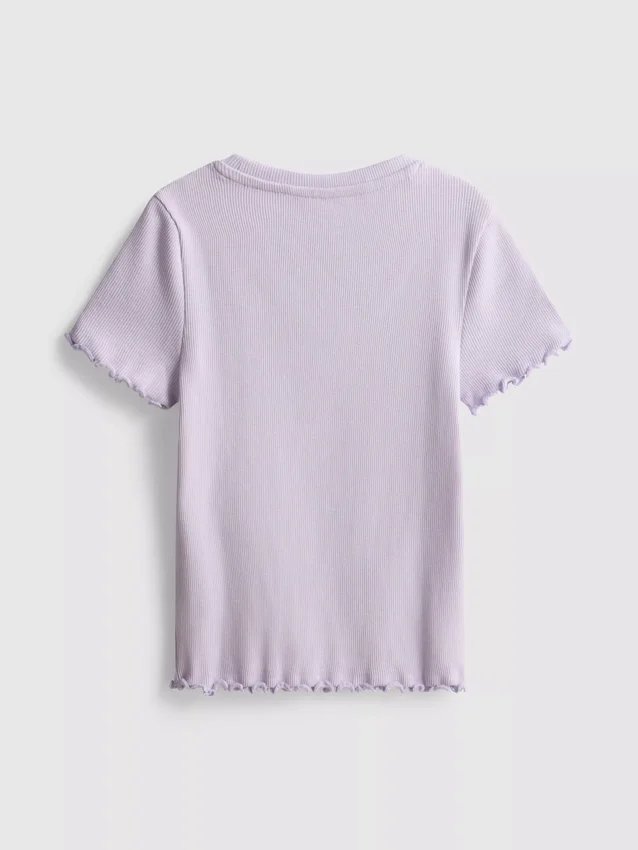 1,5-8 años | Camisa con ribete acanalado