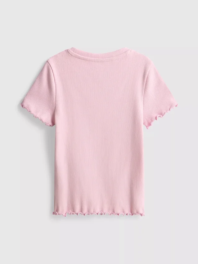 1,5-8 años | Camisa con ribete acanalado