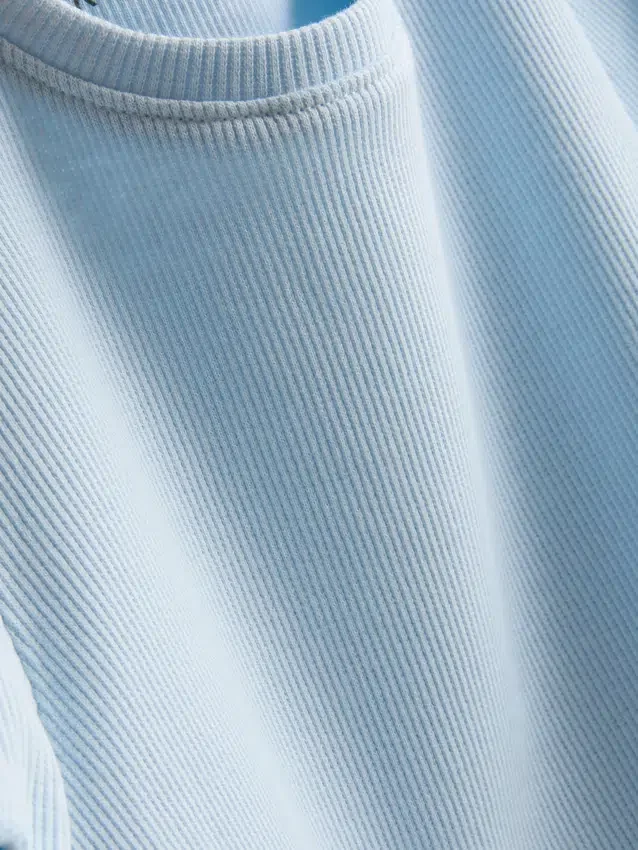 1,5-8 años | Camisa con ribete acanalado