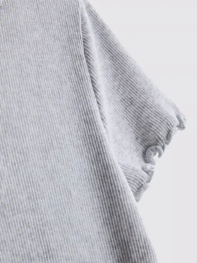 1,5-8 años | Camisa con ribete acanalado