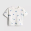 1,5-8 años | Camiseta con bordado en punto de cruz