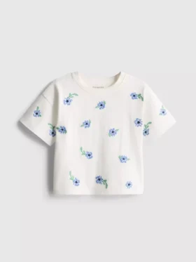 1,5-8 años | Camiseta con bordado en punto de cruz