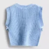 1,5-8 años | Camiseta sin mangas de punto con lazo