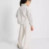 1,5-8 años | Chaqueta de mezclilla con lunares
