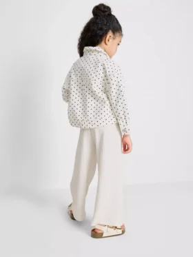 1,5-8 años | Chaqueta de mezclilla con lunares