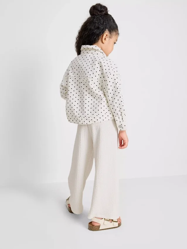 1,5-8 años | Chaqueta de mezclilla con lunares