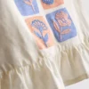 1,5-8 años | Conjunto de blusa con peplum bordado y pantalones