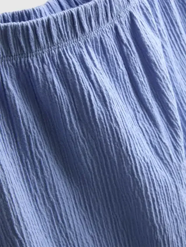 1,5-8 años | Conjunto de blusa con peplum bordado y pantalones