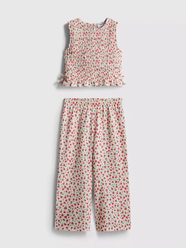 1,5-8 años | Conjunto de blusa sin mangas y pantalones