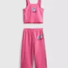 1,5-8 años | Conjunto de blusa y pantalones con ribete ondulado de Stitch de Disney