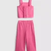 1,5-8 años | Conjunto de blusa y pantalones con ribete ondulado de Stitch de Disney