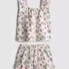 1,5-8 años | Conjunto de blusa y pantalones cortos de Hello Kitty