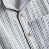 1,5-8 años | Conjunto de camisa de punto a rayas y pantalones cortos