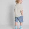 1,5-8 años | Conjunto de camiseta y pantalones cortos con estampado de sardinas