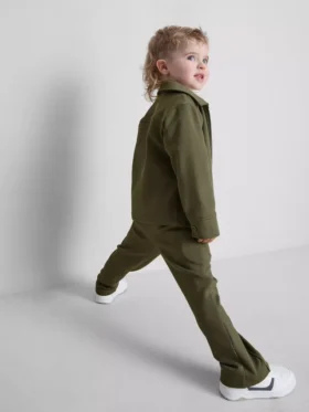 1,5-8 años | Conjunto de chamarra con cremallera y pantalones de chándal