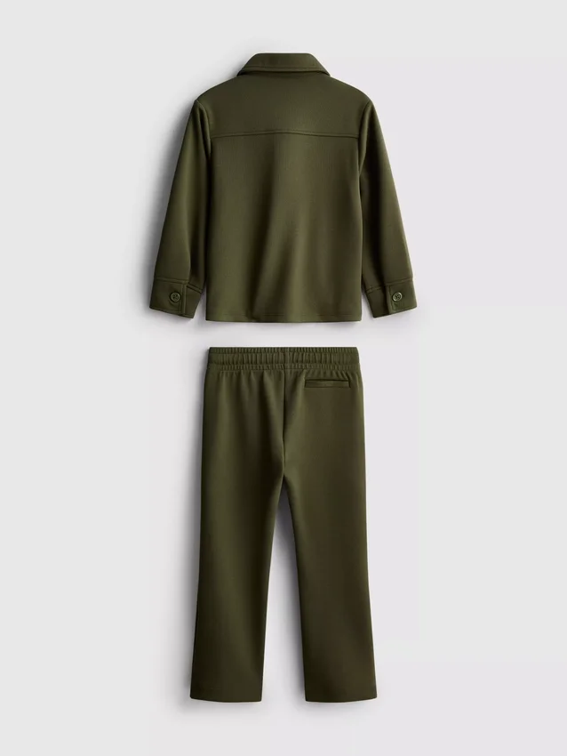1,5-8 años | Conjunto de chamarra con cremallera y pantalones de chándal
