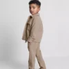 1,5-8 años | Conjunto de chamarra con cremallera y pantalones de chándal de jacquard