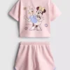 1,5-8 años | Conjunto de pantalones cortos de Minnie Mouse de Disney