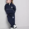 1,5-8 años | Conjunto de sudadera con cuello de embudo y pantalones de chándal