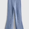 1,5-8 años | Leggings acampanados con textura otomana
