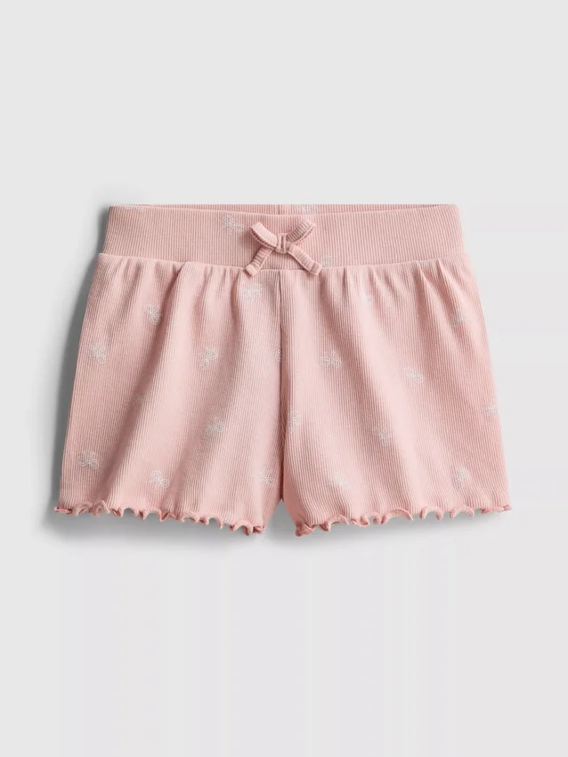 1,5-8 años | pantalones cortos con ribete acanalado