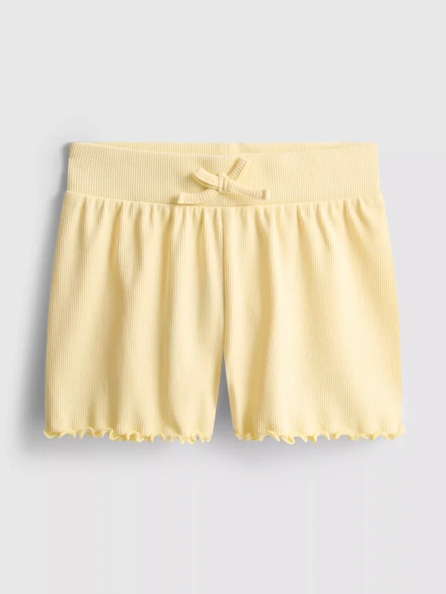 1,5-8 años | pantalones cortos con ribete acanalado