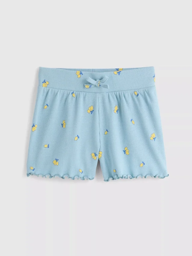 1,5-8 años | pantalones cortos con ribete acanalado