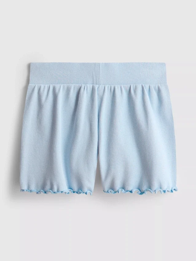 1,5-8 años | pantalones cortos con ribete acanalado