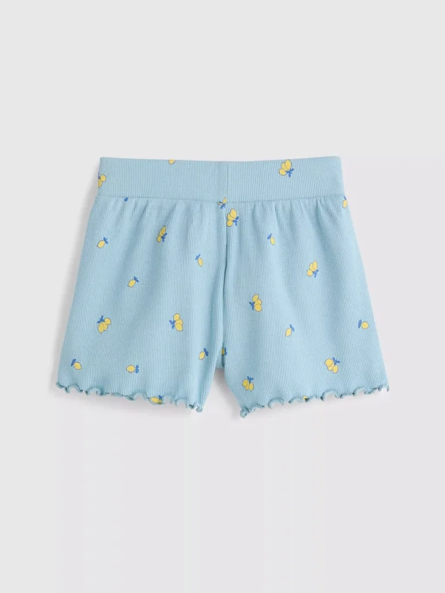 1,5-8 años | pantalones cortos con ribete acanalado
