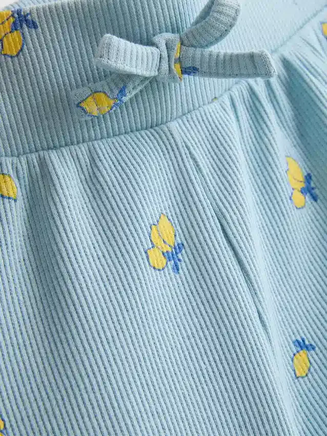 1,5-8 años | pantalones cortos con ribete acanalado