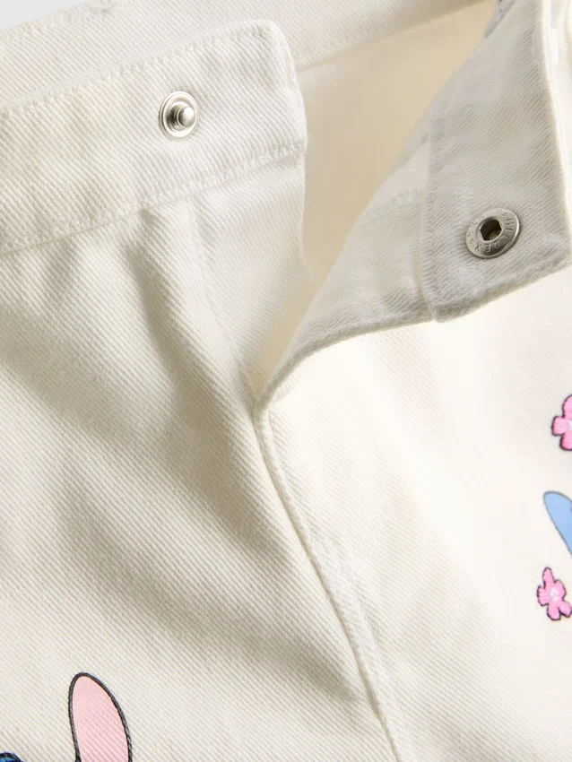 1,5-8 años | Pantalones cortos de mezclilla con diseño de Stitch de Disney