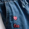 1,5-8 años | Pantalones cortos de mezclilla de Hello Kitty