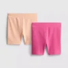 1,5-8 años | Paquete de 2 pantalones cortos de ciclismo acanalados