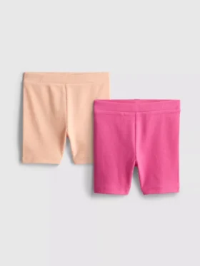1,5-8 años | Paquete de 2 pantalones cortos de ciclismo acanalados