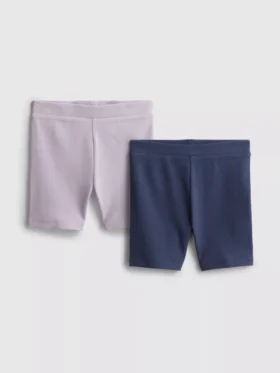 1,5-8 años | Paquete de 2 pantalones cortos de ciclismo acanalados