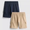 1,5-8 años | Paquete de 2 pantalones cortos tipo cargo