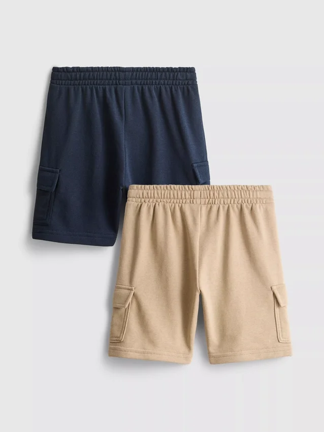 1,5-8 años | Paquete de 2 pantalones cortos tipo cargo