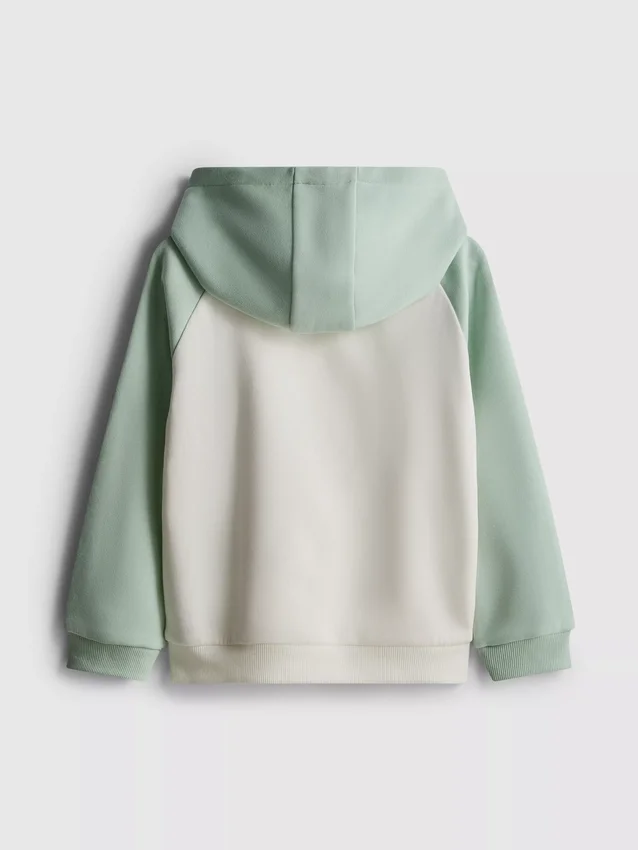 1,5-8 años | sudadera con capucha en bloques de color