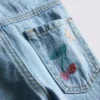1,5-8 años | vaqueros con bordados de frutas