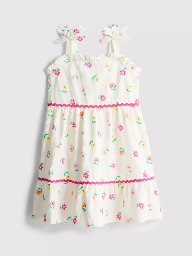 1,5-8 años | vestido con textura arrugada