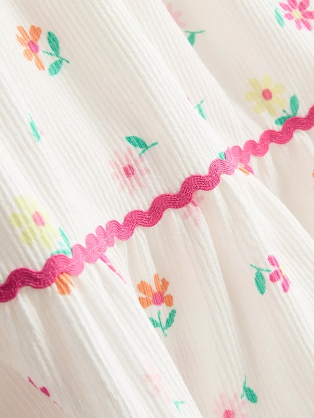 1,5-8 años | vestido con textura arrugada