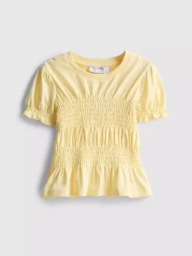 1,5-9 años | Blusa con peplum fruncido