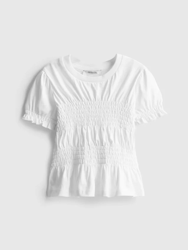 1,5-9 años | Blusa con peplum fruncido